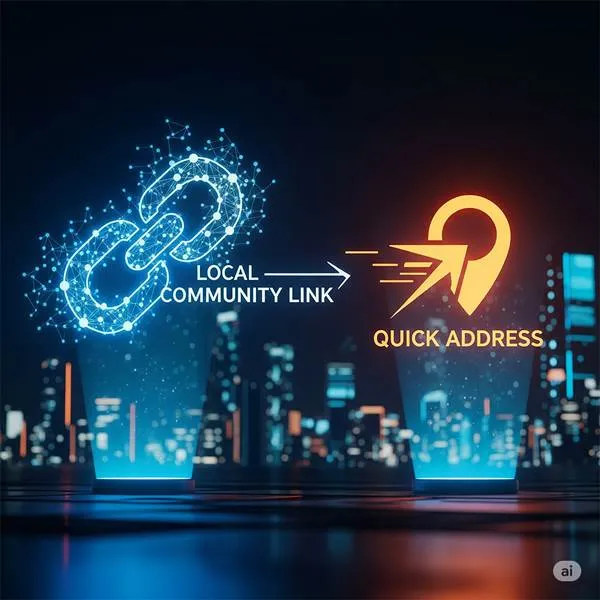 빠른주소와 지역 커뮤니티 링크의 연결성 빠른주소와 지역 커뮤니티 링크의 연결성
