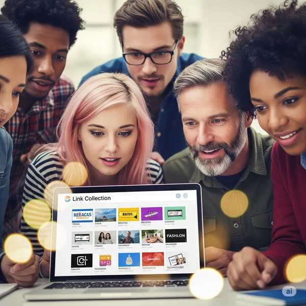 링크모음 플랫폼으로 연결된 커뮤니티 카테고리