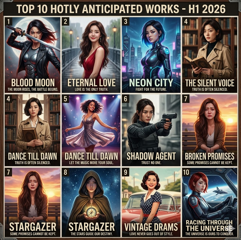 2026년 상반기 최고 화제작 10선의 메인 포스터와 명대사가 나열된 고화질 콜라주 2026년 상반기 최고 화제작 10선의 메인 포스터와 명대사가 나열된 고화질 콜라주