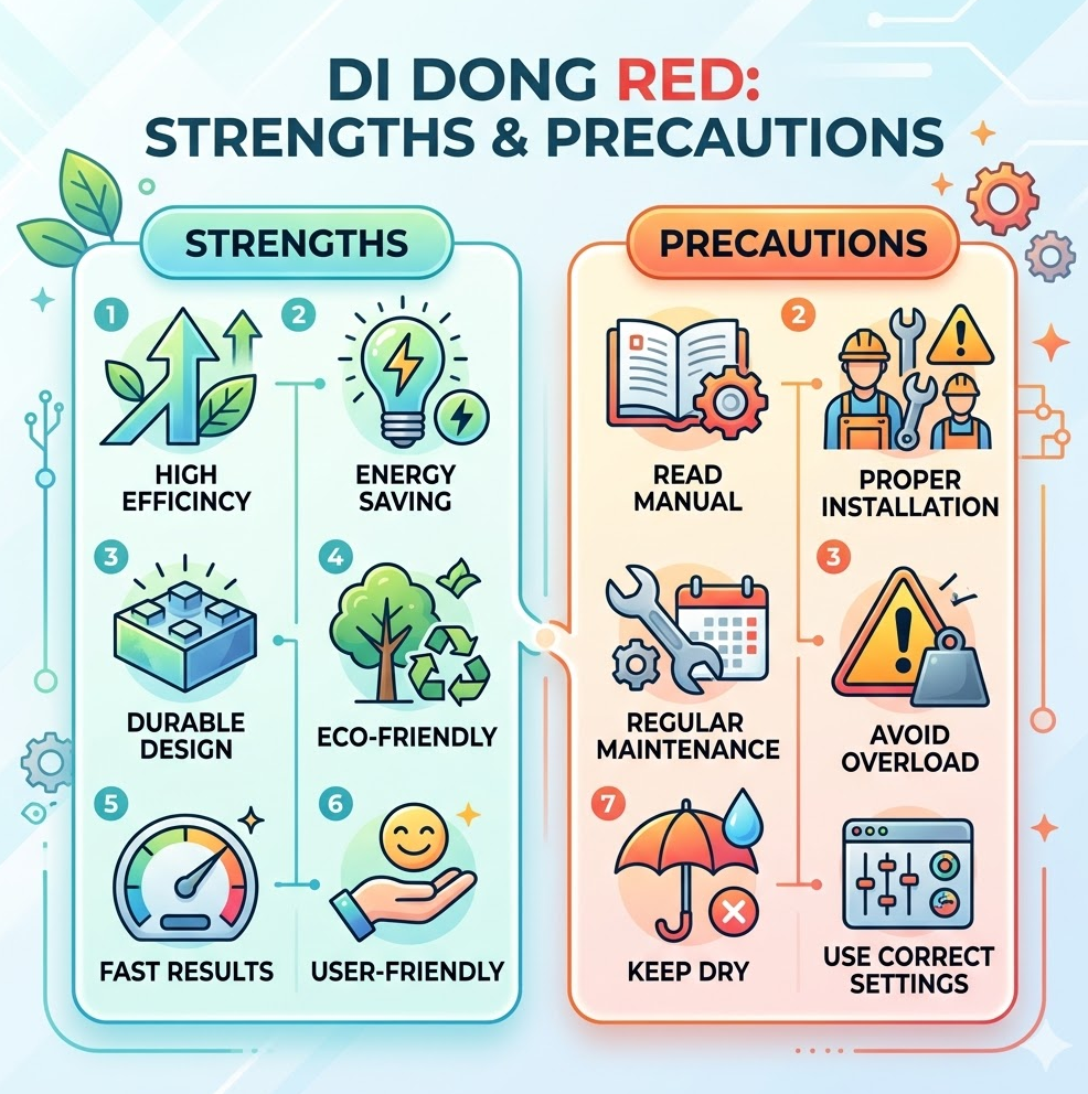di동레드 장단점 인포그래픽,